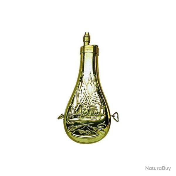 Poire � poudre r�glable Davide Pedersoli Walker en laiton