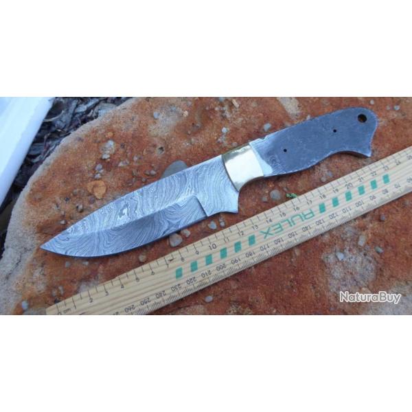 Lot de 5 Lame Damas A Customiser 256 Couches Manche A Customiser Garde Laiton BL095