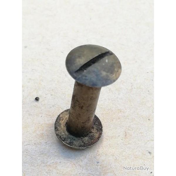Bouton laiton a visser pour bretelle de fusil et quipement militaire diamtre 10mm (495)