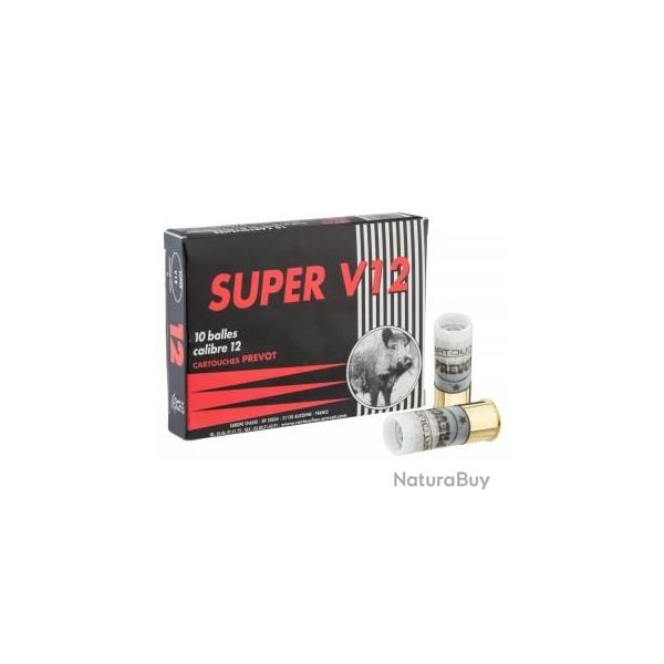 Munitions Prevot Cal.12/67 Super V12 Demi blindee 29g PAR 25