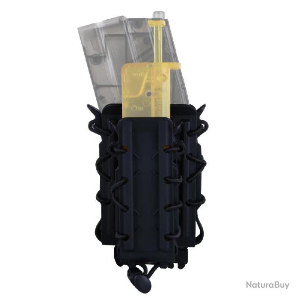 Porte Chargeur Swiss Arms Bundle Type M4/ AK & Pistolet 9 mm Noir