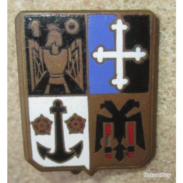 10� R�giment du G�nie, �mail, dos guilloch�