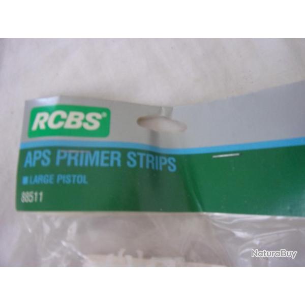 Primers strips APS RCBS pour large pistol