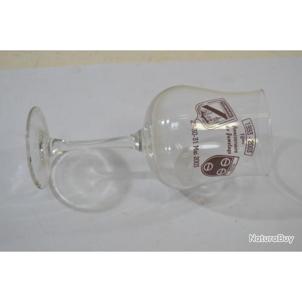 Verre a bi�re de l'anniversaire du Jumelage Flize Pompaire Ardenne France