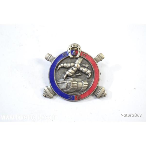 Insigne 26 BAC Batterie anti chars Fraisse pingle, maille. 26e B.A.C. Artillerie