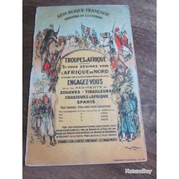 CP  TROUPES D AFRIQUE