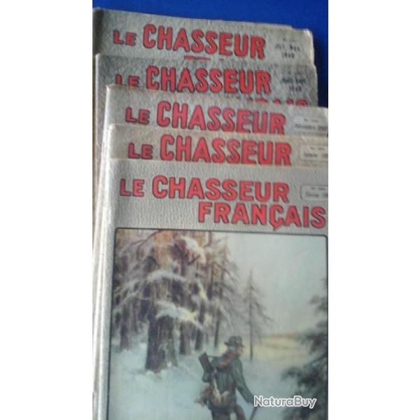 Lot de 5 chasseur francais