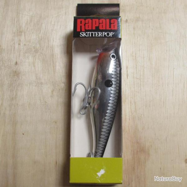 Leurre RAPALA skitter pop SSP 12 Chrome