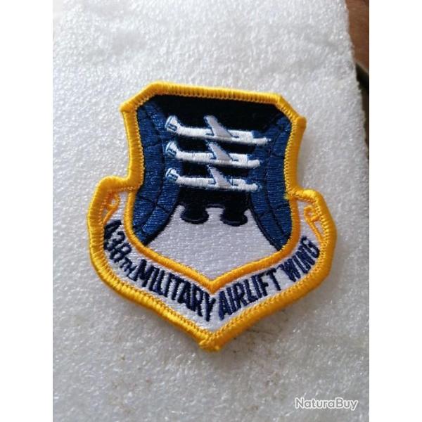 Patch arm�e us USAF 438TH MILITARY AIRLIFT WING original 1