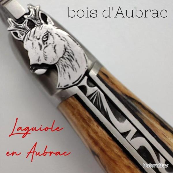 Couteau poche couteau Laguiole en Aubrac Chevreuil Cerf chasse Bois d'Aubrac France R�gional AI