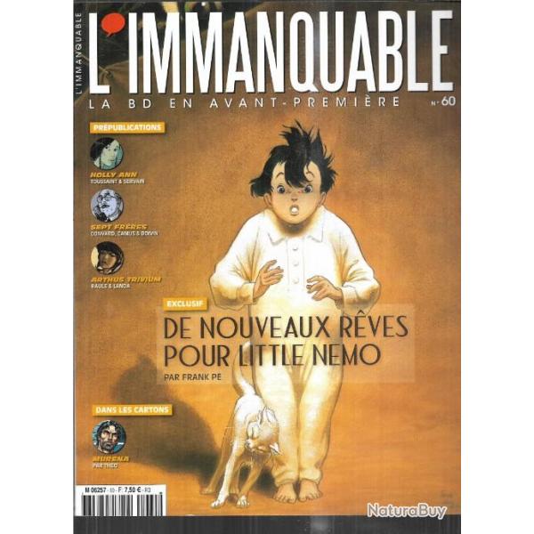 l'immanquable la bd en avant premi�re n 60 � 64 sot 4 num�ros manque 61