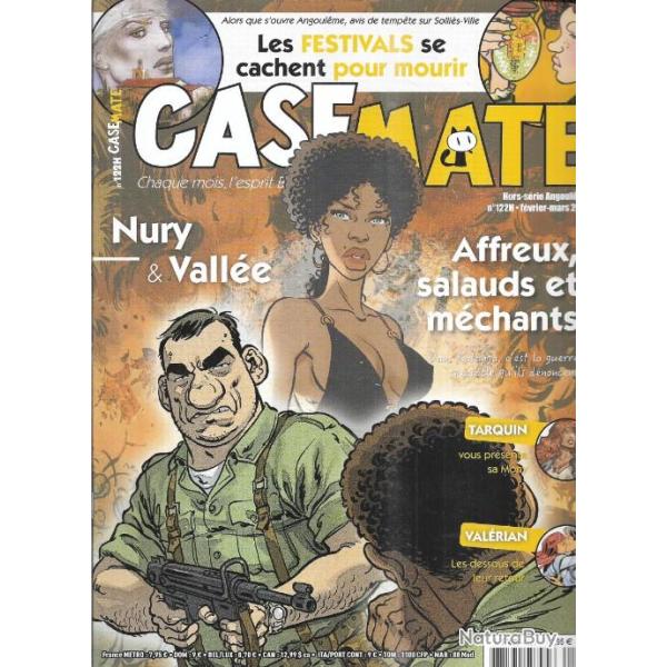 casemate magazine l'esprit bd 122h fvrier-mars 2019 , revues sur les bandes dessines