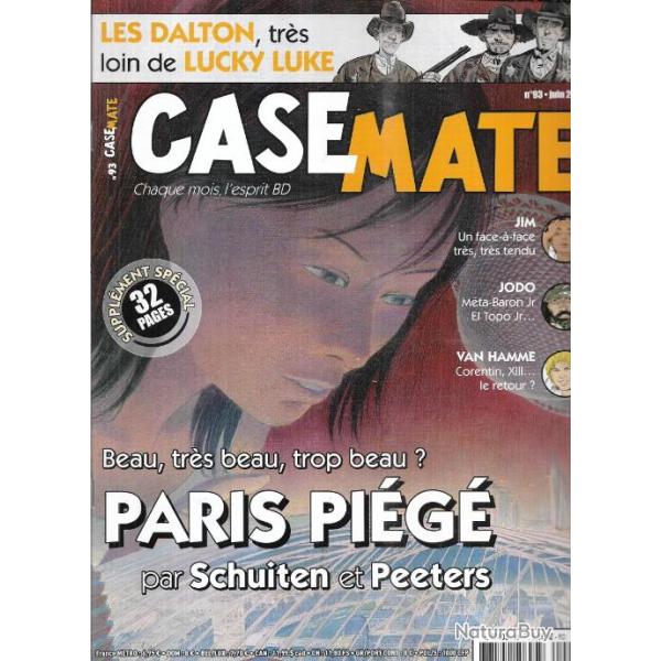 casemate magazine l'esprit bd 93 juin 2016 , revues sur les bandes dessin�es