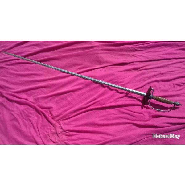 EPEE FRANCAISE 18e SIECLE GARDE FER