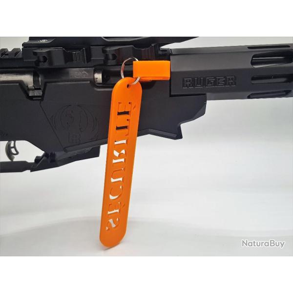 Temoin de s�curit� 22LR arme courte et longue avec drapeau