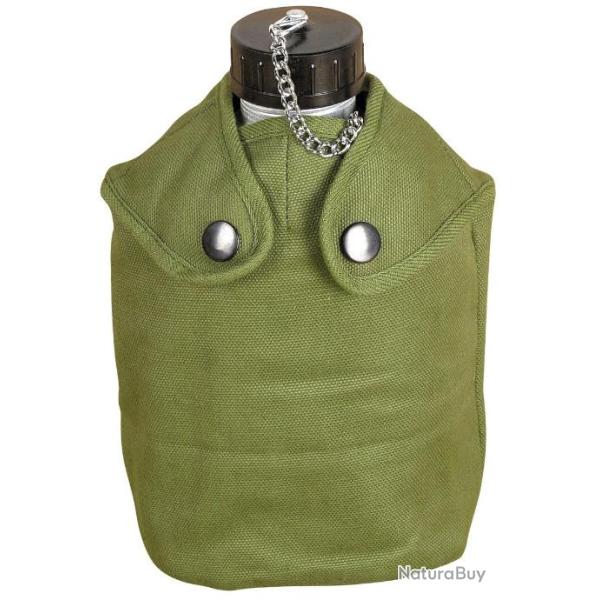 Gourde militaire avec housse 