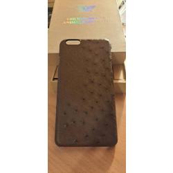 Coque Autruche Veritable pour iPhone 6+/6s +-Marron 20260729082514