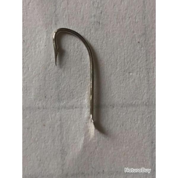 100 hame�on n 12 palette ref 9016 ni nickel� droit tige longue crystal simple peche anglaise vmc