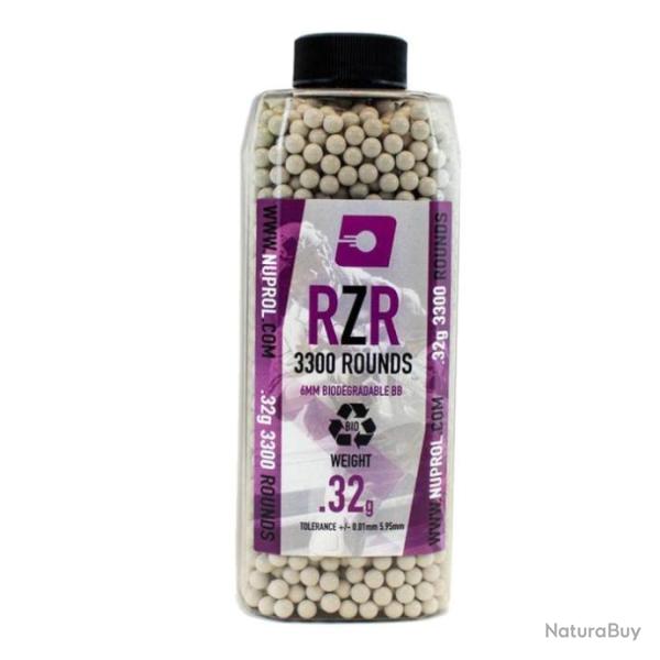 Billes airsoft Nuprol rzr bio Par 3300 - Cal. 6 mm Bb's 0.32 g - 0.32 g
