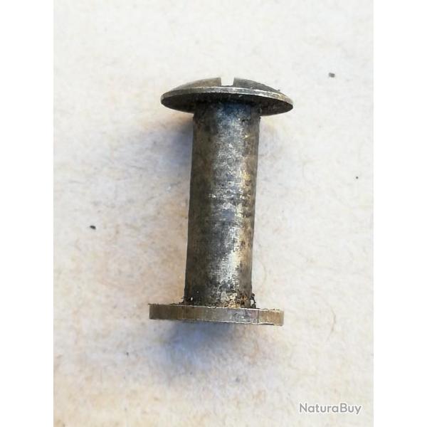 Bouton laiton a visser pour bretelle de fusil et quipement militaire diamtre 10mm lg 18mm (499D)