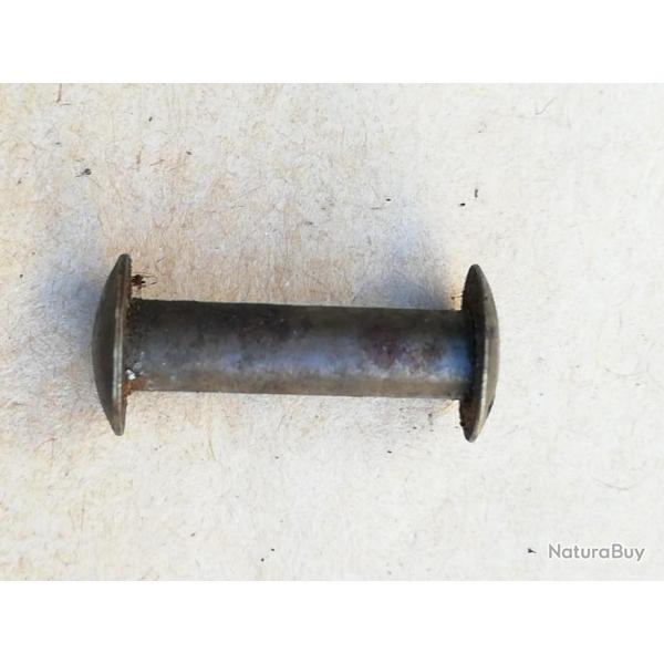 Bouton laiton  visser pour bretelle de fusil et quipement militaire diamtre 10mm lg 22mm (499G)