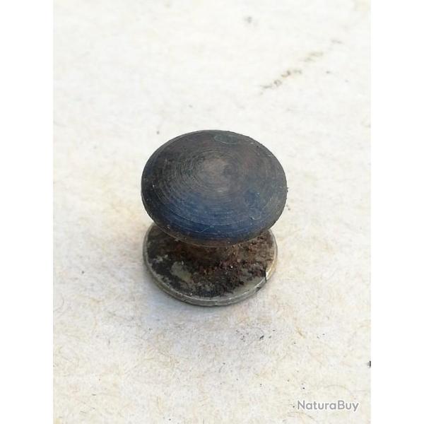 Bouton laiton pour bretelle de fusil et quipement militaire diamtre 11mm  (499J)