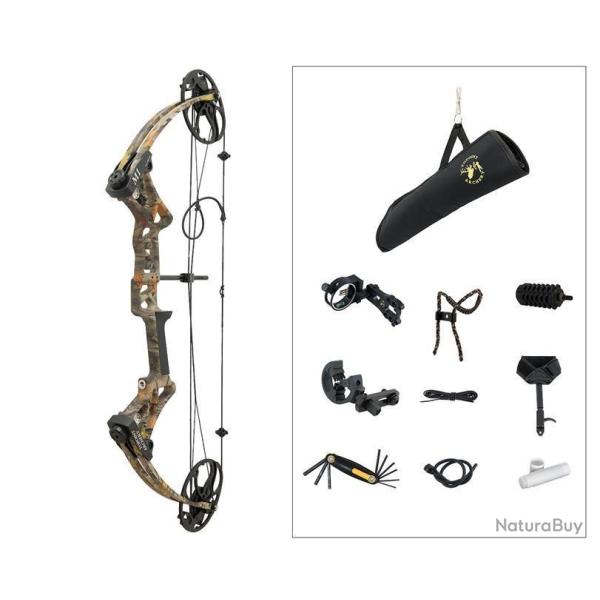 KIT ECO ARC COMPOUND TOPOINT M1 - 19" � 30" - 20" � 70# - DROITIER - CAMO