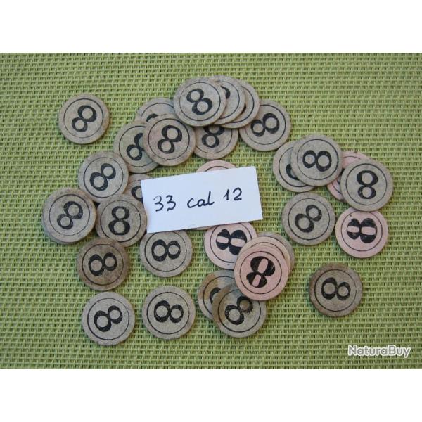 33  cartons  anciens   cal  12  marquage  No  8 .