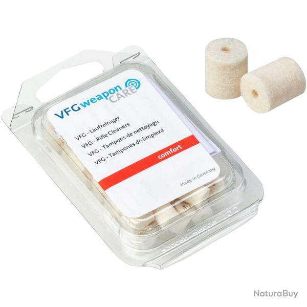 Tampons de nettoyage COMFORT carabines et armes de poing (Calibre: Calibre .22 (80 pces.))