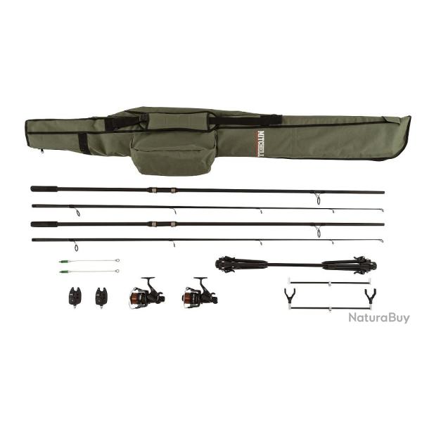 ENSEMBLE COMBO GT PRO COMPLETE CARP SET 2 CANNES 3M30 2.5LBS