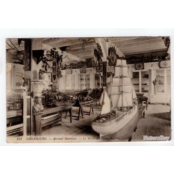 CPA - CHERBOURG-Arsenal Maritime - Le Muse des Petits Models N 1216