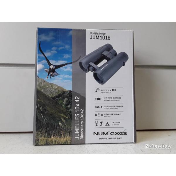 6762 PAIRE DE JUMELLES NUM AXES JUM1016 10X42 NEUF