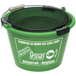 Seau Sensas 17L Vert