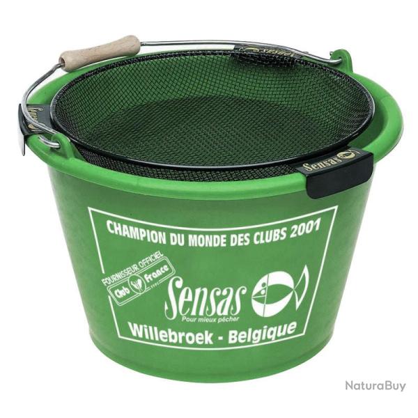 Seau Sensas 17L Vert