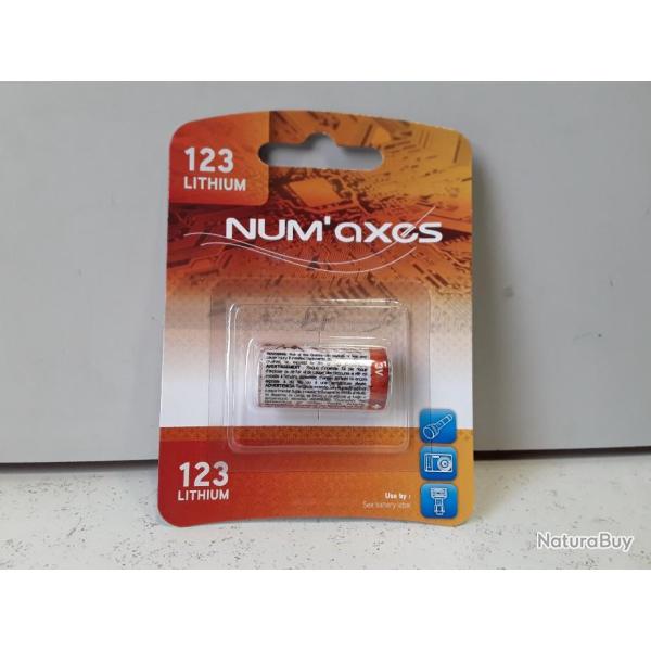 MARIUS /6772 PILE NUM AXES 123 LITHIUM NEUF