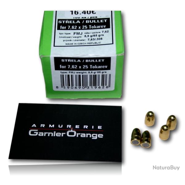 OGIVE SB CAL 7.83 308 85 GR LOT 100