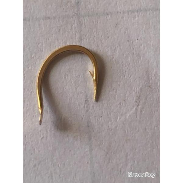 75 Hame�on n 9 palette ref 520 H dor� forg� renvers� tige extra courte simple peche truite  mustad