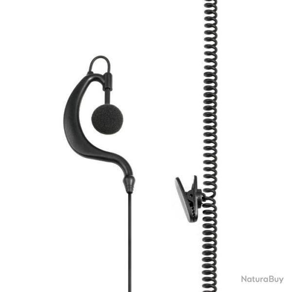 Oreillette prise KenWood / Midland cordon etiro