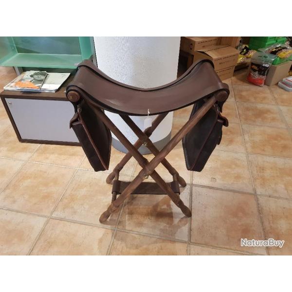 tabouret d'afft en cuir
