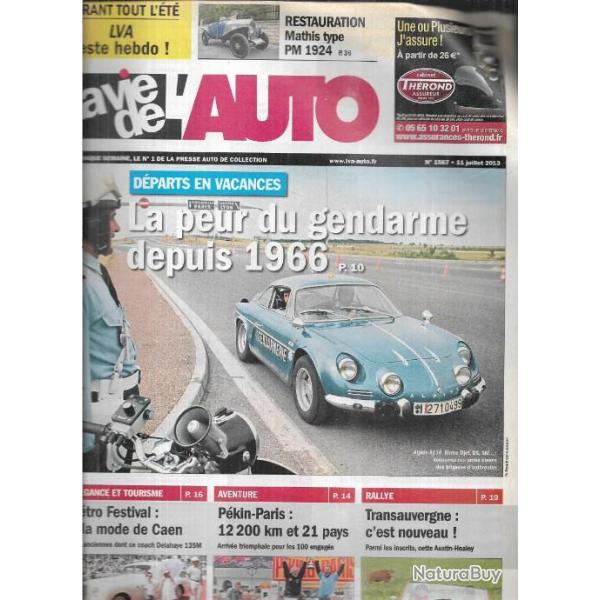 la vie de l'auto lot de revues ann�e 2013 , citroen, renault , peugeot, norev, simca, rallye,porsche
