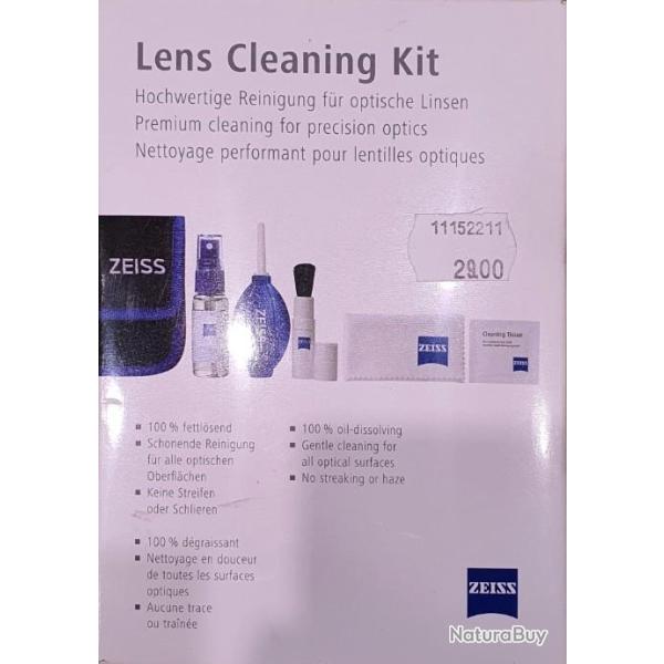 Kit de nettoyage pour lentilles optiques ZEISS