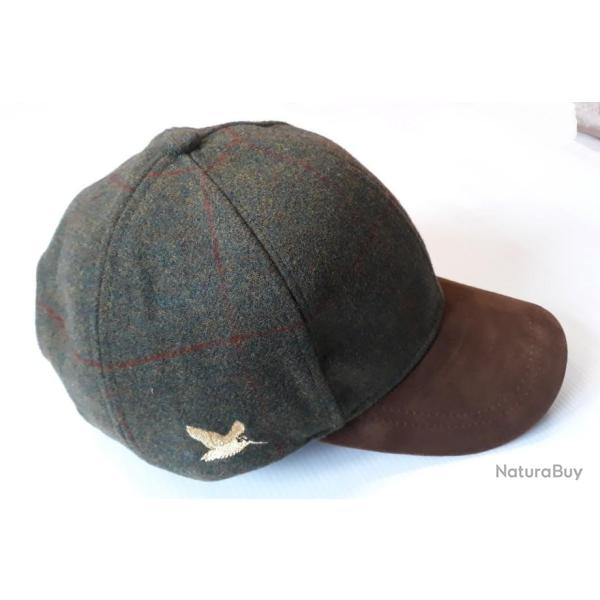 CASQUETTE BASEBALL TWEED BRODERIE B�CASSE