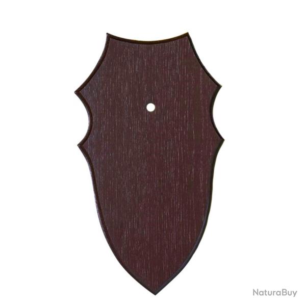 Ecusson en bois massif (Couleur: sombre)