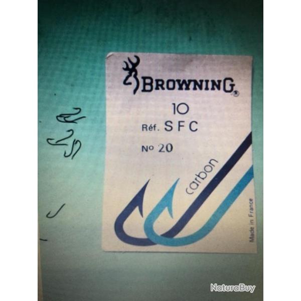 18 Hame�on n 20 palette ref sfc carbon fin droit tige longue p�che coup  browning