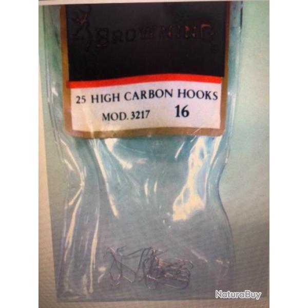 100 hame�on n 15 palette ref 3217 nickel�  droit tige moyenne simple peche browning coup promo