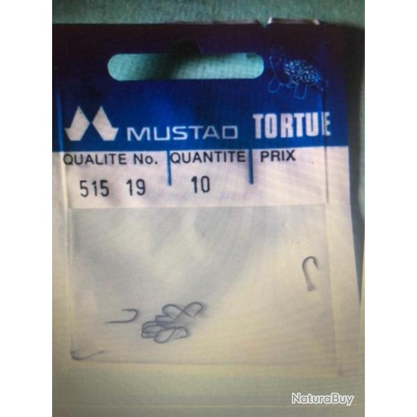 50 Hame�on n 19 palette ref 515 forg� bronz� droit tige moyenne peche coup mustad