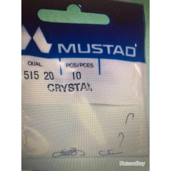 50 Hame�on n 20 palette ref 515 forg� bronz� droit tige moyenne peche coup crystal mustad