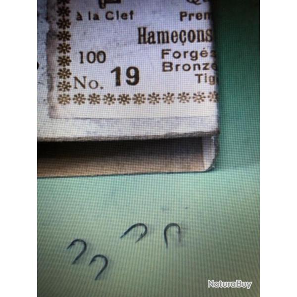 98 Hame�on n 19 palette ref 520 forg� bronz� renvers� tige courte simple peche coup mustad