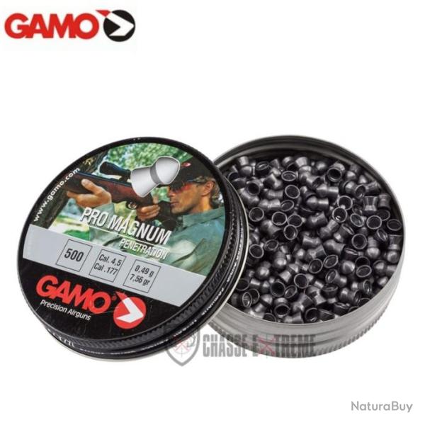 500 Plombs GAMO Pro Magnum Tte Pointue cal 4.5 mm