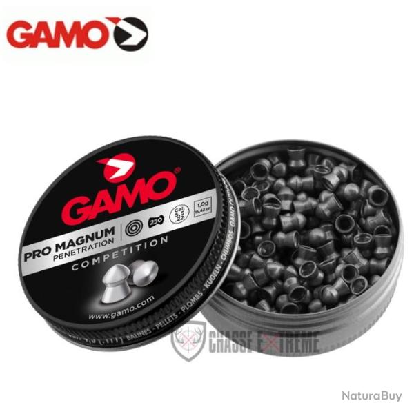 250 Plombs GAMO Pro Magnum T�te Pointue cal 5.5 mm